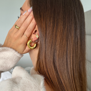 Ellie Vail - Lamora Beaded Mini Hoop Earring