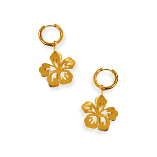 Flower Mini Hoop Earring