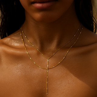 Ellie Vail - Camilla Dainty Lariat Chain Necklace