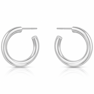 Flora Medium Hoop Earring