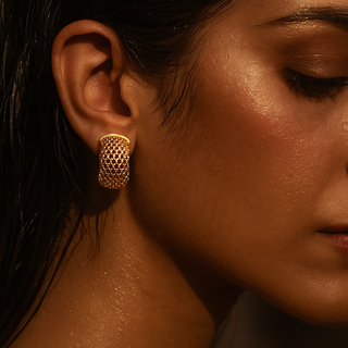Woven Mesh Earring