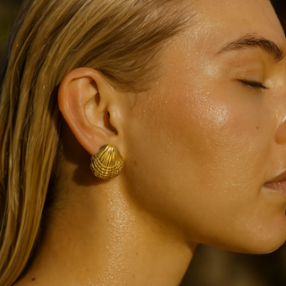 Oversized Shell Earring
