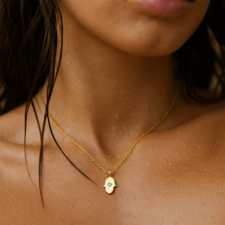 Hamsa Pendant Necklace