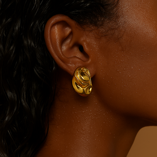 Irregular Wavey Earring