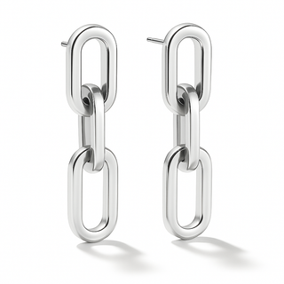 Gage Oversized Link Earring