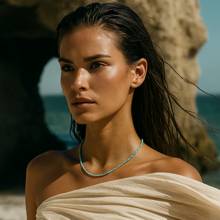 Sander Turquoise Beaded Necklace