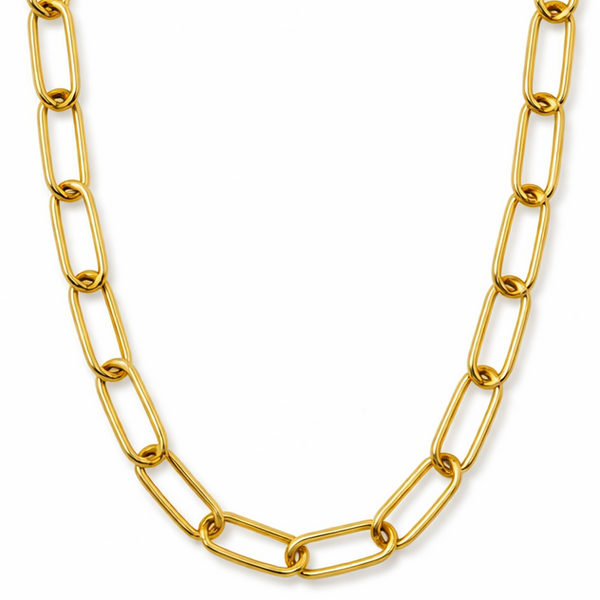 Carla Paper Clip Chain Necklace - Ellie Vail Jewelry
