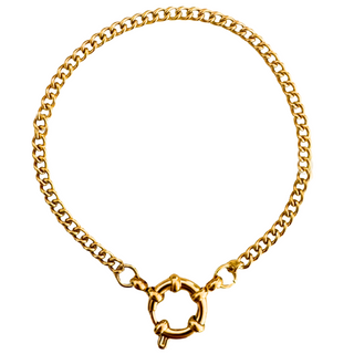 Anchor Clasp Chain Link Bracelet