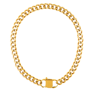 Chunky Cuban Link Lock Necklace