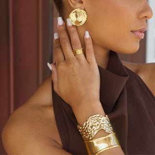 Tabitha Hammered Cuff Bracelet