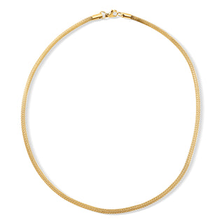 Ellie Vail Bowie Round Mesh Chain Necklace