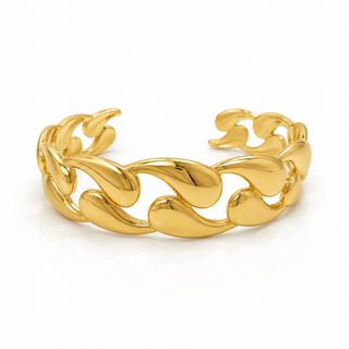 Cuban Link Cuff Bracelet