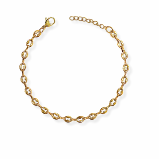 Bean Chain Link Bracelet