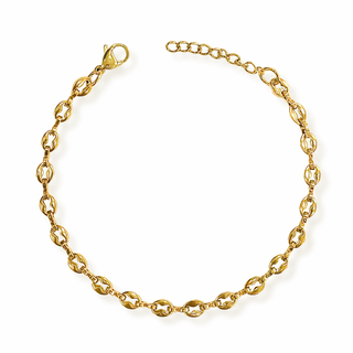 Bean Chain Link Bracelet