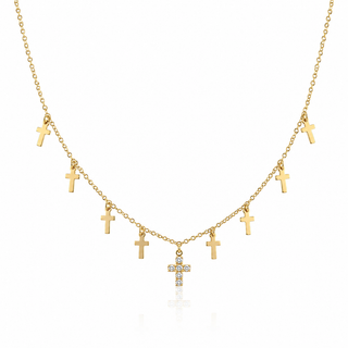 Cross Charm Necklace