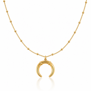Crescent Pendant Necklace