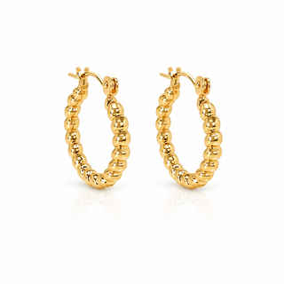 Twisted Hoop Earrings