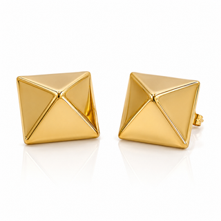 Pyramid Stud Earring