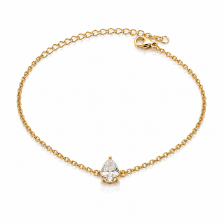 Pear Stone Bracelet