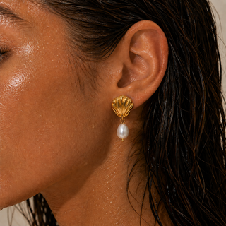 Shell Charm Earring
