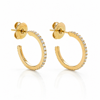 Pavé Hoop Earring