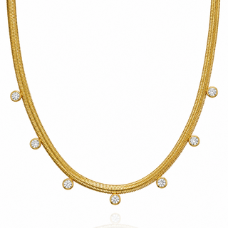 Snake Chain charm Necklace