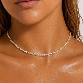 Adjustable Tennis Chain Necklace