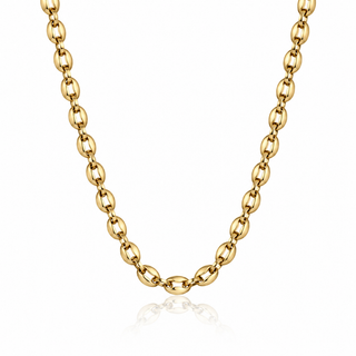 Oval Link Choker Necklace