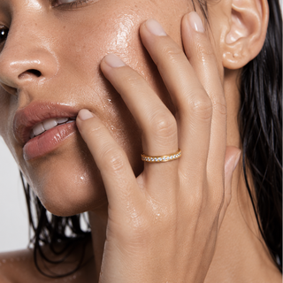 Studded Band Ring