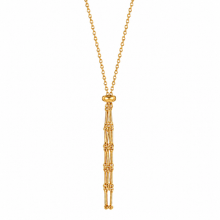 Olena Keepsake Net Necklace