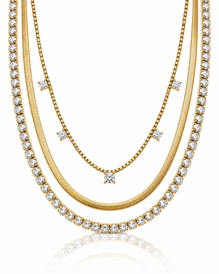 Multi Chain Layered Necklace