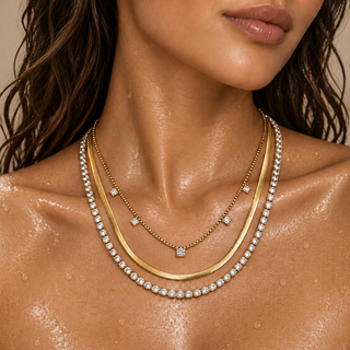 Multi Chain Layered Necklace