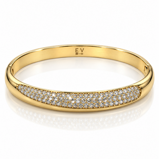 Tapered Pavé Bangle Bracelet