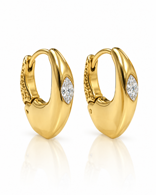 Tapered Marquise Earring