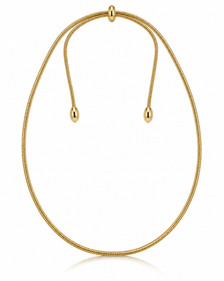 Adjustable Snake Chain Choker Necklace
