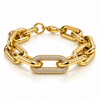 Pavé Link Chain Bracelet