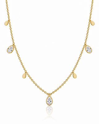 Tear Drop Choker Necklace