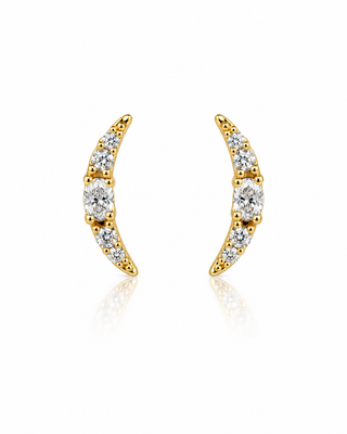 Crescent Moon Earring