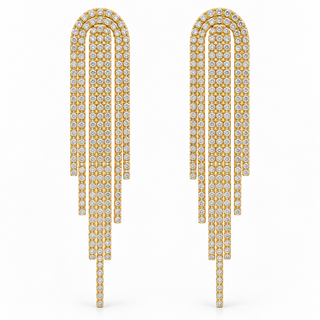 Rebecca Tassel Chain Earring