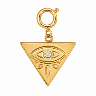 Lucy Geometric Evil Eye Charm