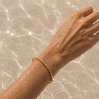 Hammered Bangle Bracelet