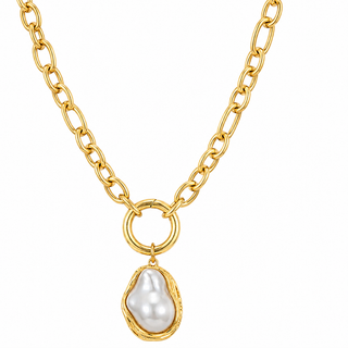 Langston Baroque Pearl Pendant Necklace
