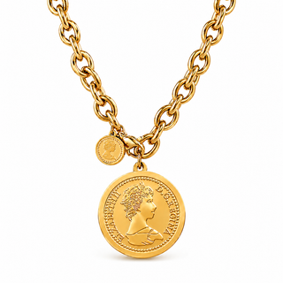 Coin Pendent Chain Necklace