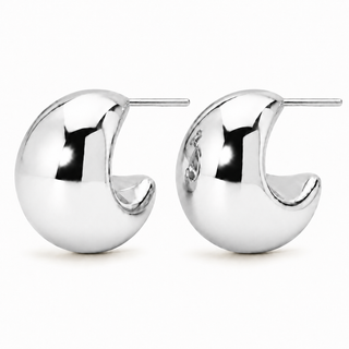 Kane Dome Half Hoop Earring