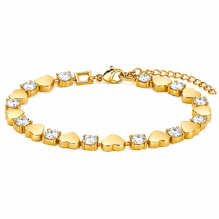 Jules Heart Chain Bracelet