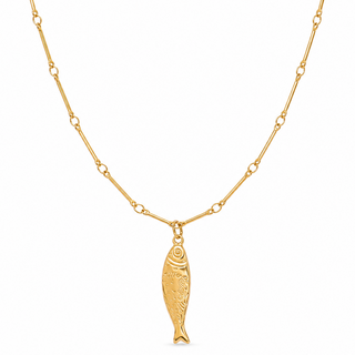 Adoni Fish Pendant Necklace