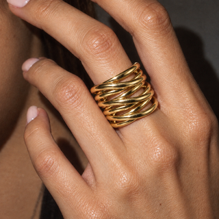 Layered Coiled Ring