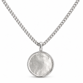 Catherine Blank Medallion Pendant Necklace