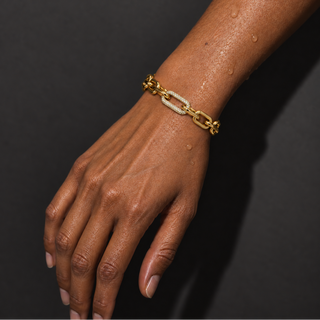 Pavé Link Chain Bracelet