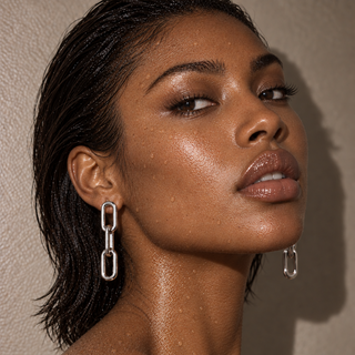 Gage Oversized Chain Link Earring